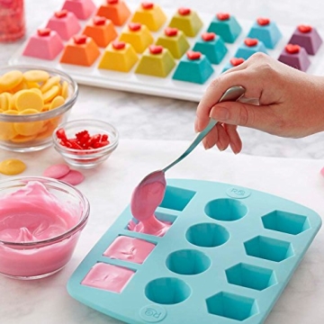 Wilton Silicone Gem Shapes Candy Mold for Creative Treats