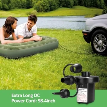 AGPtek Electric Air Pump - Quick-Smart Inflator for Camping