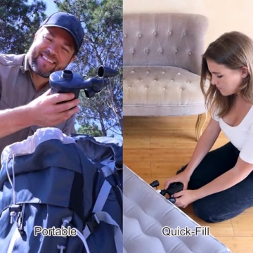 AGPtek Electric Air Pump - Quick-Smart Inflator for Camping