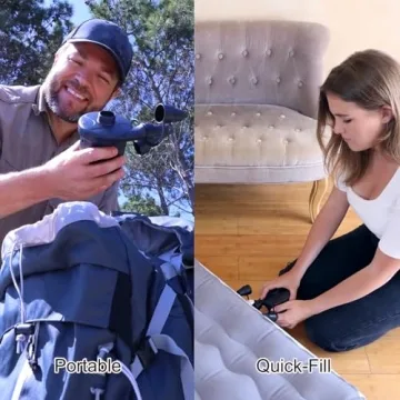 AGPtek Electric Air Pump - Quick-Smart Inflator for Camping