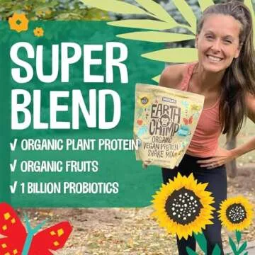 Earthchimp Vegan Protein Powder - Organic & Clean 20g Protein