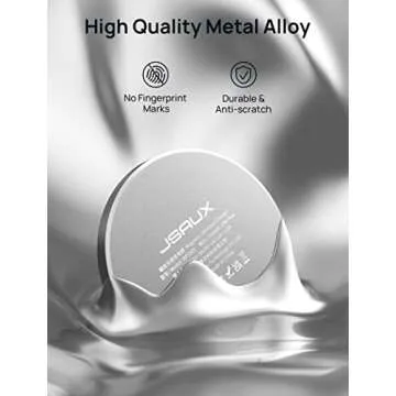 JSAUX Magnetic Wireless Charger Compatible with MagSafe Charger/iPhone 16/16 Pro/16 Plus/16 Pro Max/iPhone 15 Pro Max Plus/iPhone 14 13 12 Series, Wireless Mag Safe Charging Pad, Mag Charger (Silver)