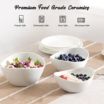 Elegant HBlife 3 Tier Oval Bowl Set with Metal Rack