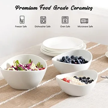 Elegant HBlife 3 Tier Oval Bowl Set with Metal Rack