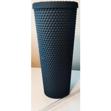 Stylish Starbucks Black Matte Studded Tumbler - 24 oz
