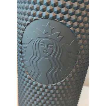 Stylish Starbucks Black Matte Studded Tumbler - 24 oz