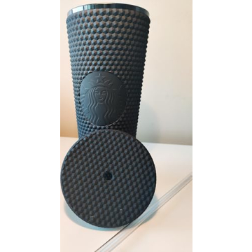 Stylish Starbucks Black Matte Studded Tumbler - 24 oz