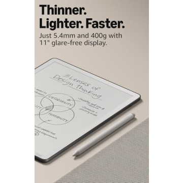 Amazon Kindle Scribe 32GB – 11" Paper-like Display, Premium Pen, Thinner! - Perfect for Writers, S...