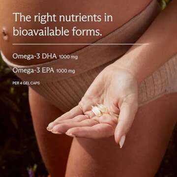 Needed Prenatal Omega-3 - High Potency DHA EPA Supplements