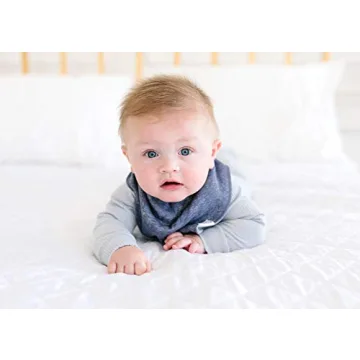 Copper Pearl Bandana Bibs - 4 Pack Soft Cotton Drool Bibs