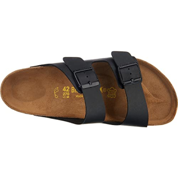 Shop Birkenstock Arizona Sandal Black Oiled Leather 41 M EU