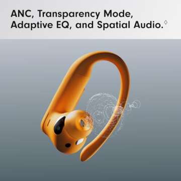 Beats Powerbeats Pro 2 Wireless Bluetooth Earbuds - Noise Cancelling, Heart Rate Monitor, IPX4, Up to 45H Battery & Charging Case, Works with Apple & Android - Electric Orange