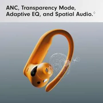 Beats Powerbeats Pro 2 Wireless Bluetooth Earbuds - Noise Cancelling, Heart Rate Monitor, IPX4, Up to 45H Battery & Charging Case, Works with Apple & Android - Electric Orange