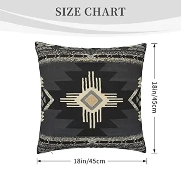 IVSYCOF Southwest Aztec Pillow Covers for Home Style