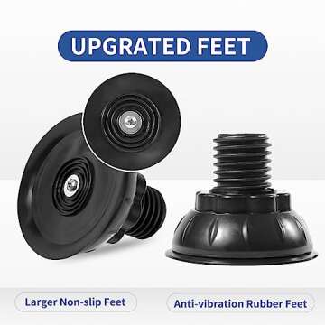 Nefish Adjustable Mini Fridge and Washer Stand - 440 lbs Support