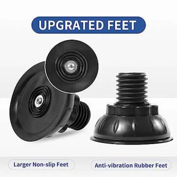 Nefish Adjustable Mini Fridge and Washer Stand - 440 lbs Support