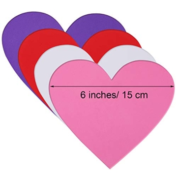 Shappy Valentine's Day Heart Foam Stickers Set for Crafts