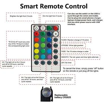 300 LED RGB Curtain Fairy Lights with Remote Control