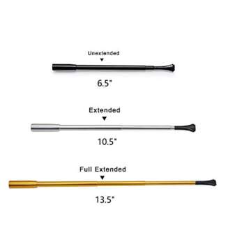YWQZGYP Long Extendable Cigarette Holder for Women 1920s Costume Cosplay (Cigarette Holder, Gold)