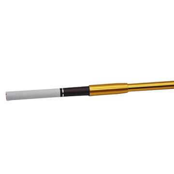 YWQZGYP Long Extendable Cigarette Holder for Women 1920s Costume Cosplay (Cigarette Holder, Gold)