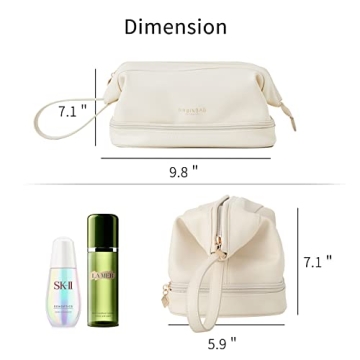 bagINBAG Double Layer Makeup Organizer Waterproof Bag