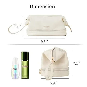bagINBAG Double Layer Makeup Organizer Waterproof Bag
