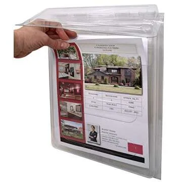 Eco-Friendly Outdoor Real Estate Brochure Box for 200 Flyers