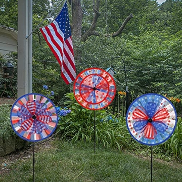 Winemana Patriotic Pinwheels for 4th of July Decor