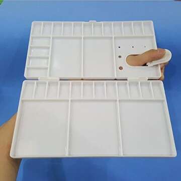 Chris.W 33 Well Folding Palette for Artists and Hobbyists