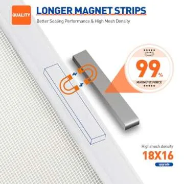 MAGZO Magnetic Screen Door for Easy Bug-Free Entry