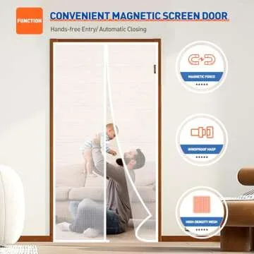 MAGZO Magnetic Screen Door for Easy Bug-Free Entry