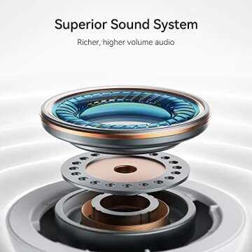 KIWI design Headphone Head Strap Compatible with Quest 2 Accessories, Comfort On-Ear Audio Elite Strap Replacement for Enhanced Sound