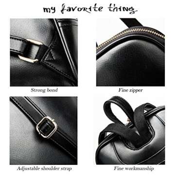 Stylish ELOMBR Women Backpack Purse for Casual Elegance