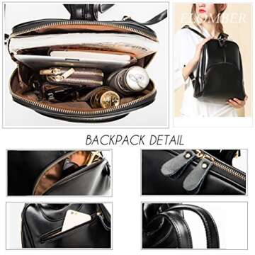 Stylish ELOMBR Women Backpack Purse for Casual Elegance