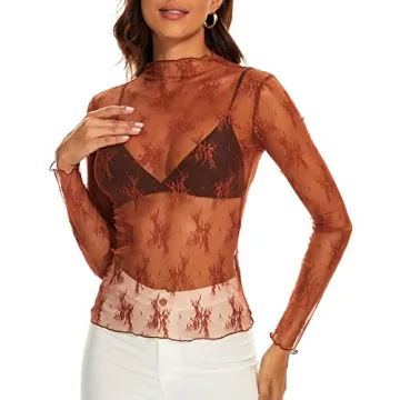 Chic AILBBE Mesh Layering Top for Women