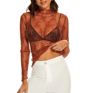 Chic AILBBE Mesh Layering Top for Women