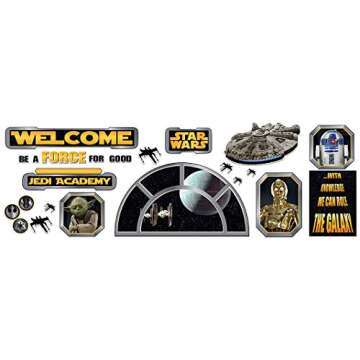 Eureka Star Wars Welcome Classroom Bulletin Set - 24 Pieces of Fun and Learning