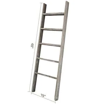 RHF Extra Thick Blanket Ladder for Rustic Home Decor