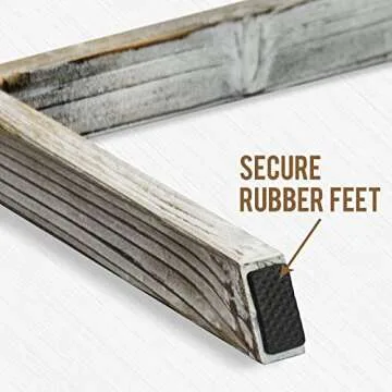 RHF Extra Thick Blanket Ladder for Rustic Home Decor