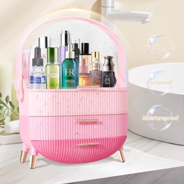 Trendy Teen Girls Makeup Organizer - Large Capacity Storage