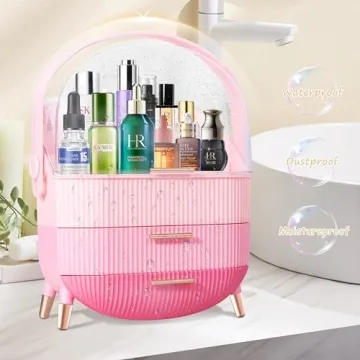 Trendy Teen Girls Makeup Organizer - Large Capacity Storage