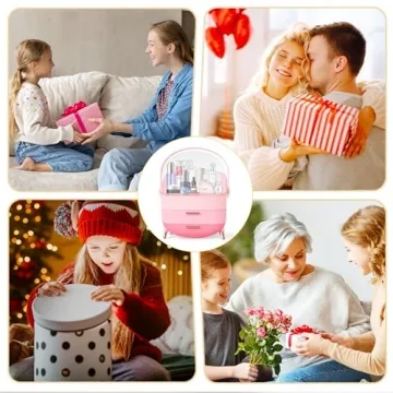 Trendy Teen Girls Makeup Organizer - Large Capacity Storage