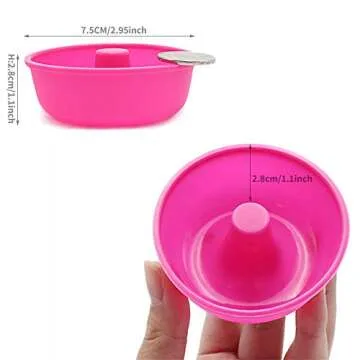 To encounter 24Pack Silicone Donut Pans for Baking, Nonstick Round Doughnut, Reusable Baking Cups,Muffin Cupcake Molds, 2.5 Ounces Bagel Pan