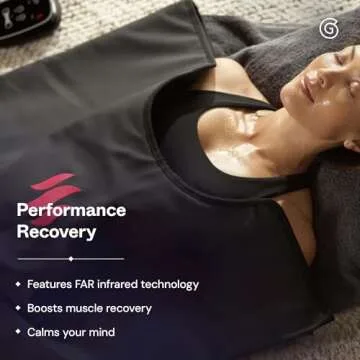 MiHIGH Portable Infrared Sauna Blanket - Indoor Personal Sauna for Home Supports Blood Flow & Circul...