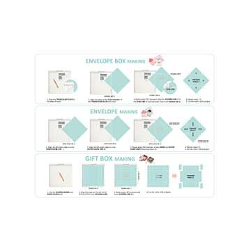 Bira Craft 12 X 12 inch Multi-Purpose Scoring Board & Score and Fold Tool