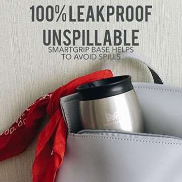 Mighty Mug | Untippable 16oz Tumbler | Smartgrip Technology | Midnight Finish