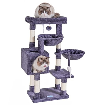 Hey-brother Cat Tree with Toy for Indoor Cats