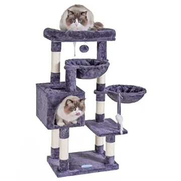 Hey-brother Cat Tree with Toy for Indoor Cats