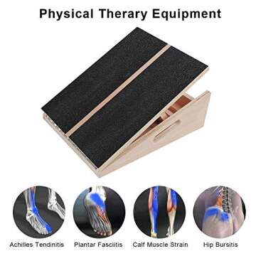 Adjustable Wooden Slant Board - Enhance Your Stretching Routine
