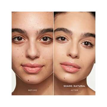 Hourglass Vanish Seamless Finish Foundation Stick in Shade Natural and Foundation Brush